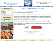 Tablet Screenshot of lisboncruises.com